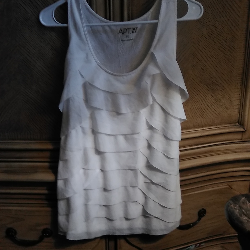 Ruffled tank